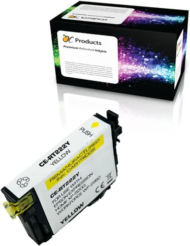 Vista 2 de OCProducts - Cartucho de tinta remanufacturado para Epson 222, negro para Workforce WF-2960 Expression Home XP-5200
