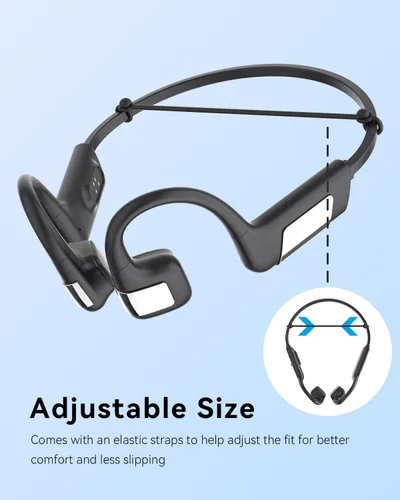 Vista 5 de MONODEAL Auriculares de conducción ósea, auriculares de natación, IP68 impermeables Bluetooth 5.4, memoria MP3 de 32 GB integrada, auriculares