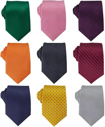 Vista 2 de Adulove Corbata clásica de seda tejida jacquard para hombre