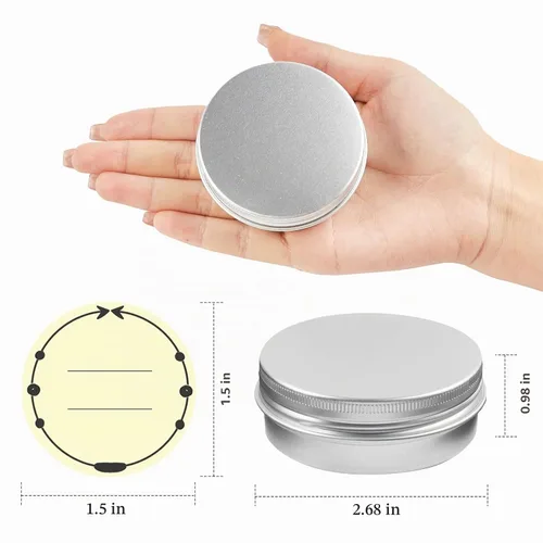 Vista 2 de TUZAZO Paquete de 24 latas de aluminio, contenedor de metal de 2 onzas