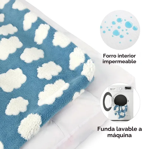 Vista 4 de LE SURE - Bonita almohada estética para mascotas, tamaño mediano, diseño jacquard grueso para mascotas, 30 x 20 pulgadas