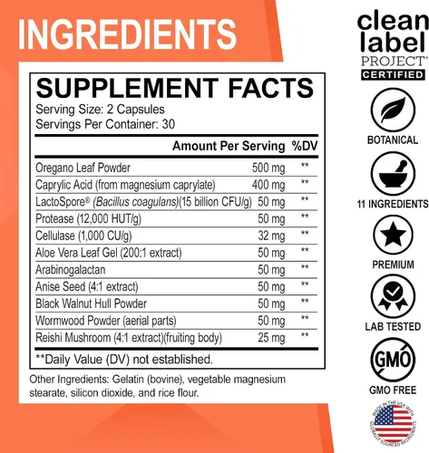 Vista 8 de Candida Cleanse Detox para mujeres y hombres – Kit de pastillas de apoyo de desintoxicación Candi, anti crecimiento excesivo de equilibrio