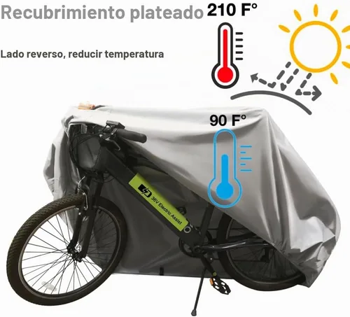 Vista 3 de Fundas de bicicleta resistentes para almacenamiento al aire libre