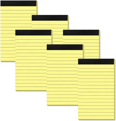 Vista 11 de 6 paquetes de blocs de notas pequeños de repuesto 3 x 5 pulgadas con 30 hojas de papel para notas en cada bloc Mini blocs de bolsillo de repuesto