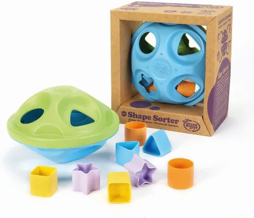 Vista 8 de Clasificador de formas Green Toys, Verde/Azul