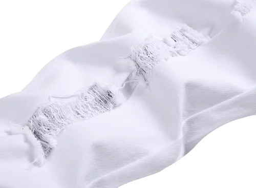 Vista 4 de HuuPrr Jeans rasgados para hombre, ajustados, elásticos, desgastados, cómodos, de moda