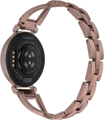 Vista 3 de C2D JOY Correas de acero inoxidable compatibles con Garmin Lily/Lily 2 (activo) Smartwatch Correa de repuesto para mujer, pulsera elegante