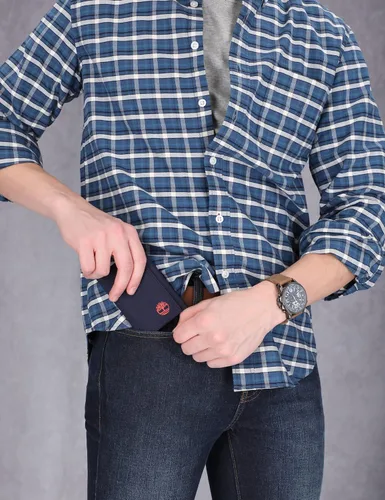 Vista 10 de Timberland Billetera de nailon triple para hombre