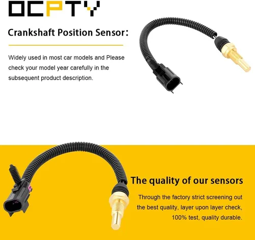 Vista 2 de OCPTY Sensor de temperatura del agua refrigerante 213-963 - Sensor de termostato para 2004-2005 para Buick Rainier, 2002-2005 para Chevy