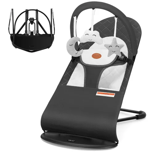 Vista 4 de HKAI Accesorio para asiento de gorila para bebé, cojín acolchado de tela suave de piel de melocotón, inserto de repuesto para gorila infantil