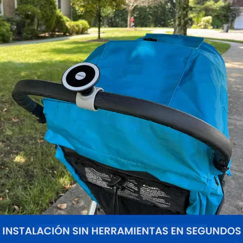 Vista 3 de Maxby Soporte para teléfono para cochecito con soporte compatible con MagSafe y abrazadera a presión