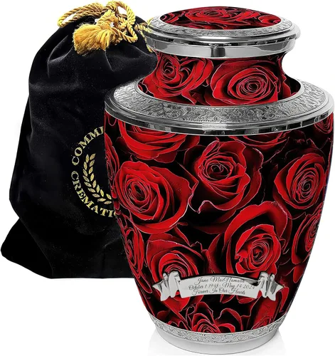 Vista 33 de Urnas de Cremación Conmemorativas para Cenizas Humanas de Adultas Femeninas - Urnas Personalizadas y Decorativas - Urnas Bellamente Hechas a Mano
