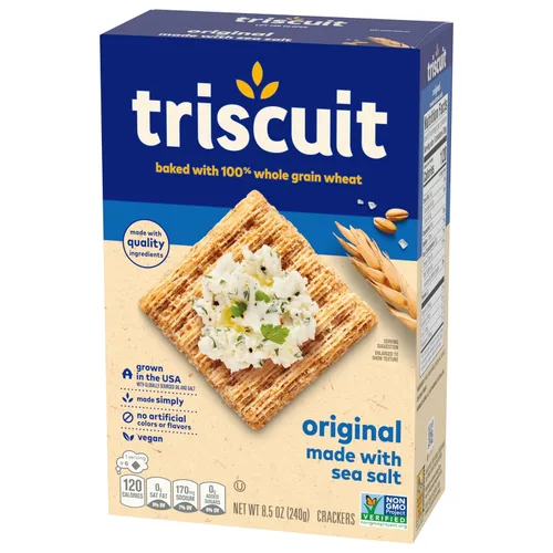 Vista 16 de Triscuit Galletas de trigo integrales originales de grano entero, cajas de 12 a 8.5 onzas
