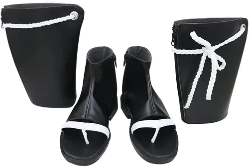 Vista 4 de Game Genshin Impact Kaedehara Kazuha - Zapatos de cosplay para Halloween, uso diario, ocio, botas casuales para fiestas