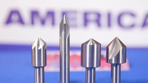 Vista 7 de Drill America - DEWSFC1/2-100 Broca de contrafresa de una sola flauta de acero de alta velocidad de 1/2"-100, serie Dew