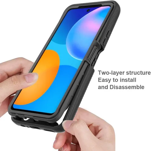 Vista 3 de Funda compatible con Honor 10X Lite, funda protectora anticaídas y absorbe los golpes compatible con Huawei Y7a PPA-L02B PPA-L03B / P Smart 2021