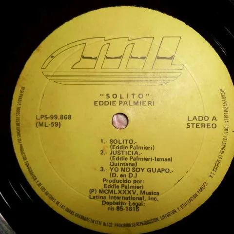 Vista 4 de Solito - Eddie Palmieri