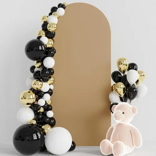 Vista 9 de Wokceer Funda para Arco de Boda de 5 Pies de Spandex Ajustada Cubiertas para Soporte de Arco de Boda Parte Superior Redonda Arco Chiara Cubierta