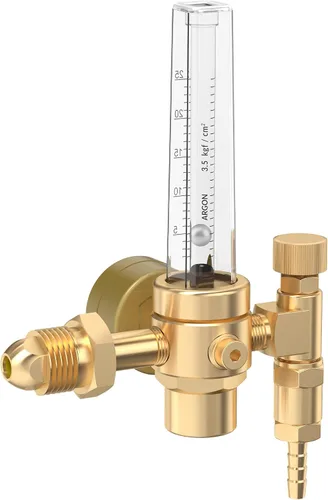 Vista 8 de Bestarc Argon - Regulador de gas con medidor de flujo de CO2 con manguera