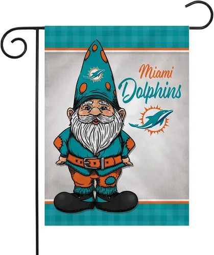 Vista 29 de Rico Industries NFL Gnomo - Bandera de jardín de doble cara de 13 x 18 pulgadas