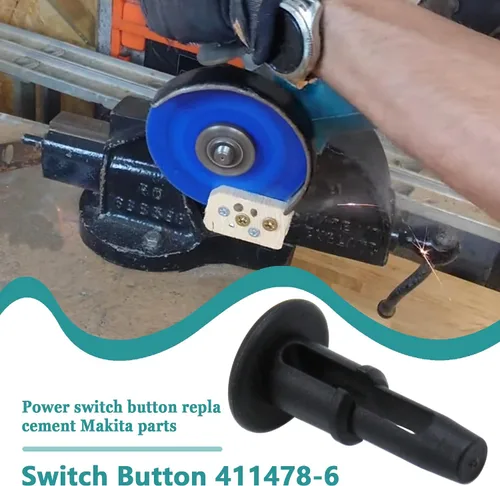 Vista 5 de Botón de interruptor 411478-6 para sierra ingletadora MAKITA 2 piezas LS1214 LS1013 LS1040 LS1212 2414B BLS712 BLS820