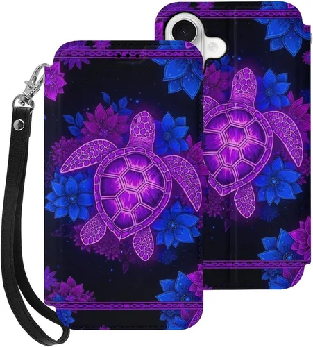 Vista 39 de SWEET TANG Compatible with iPhone 17 Pro Wallet Case Women PU Leather Shockproof Protective Folio Flip Cover (Chicken Chickens)