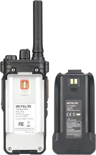 Vista 7 de Retevis RB89 Radio de 2 vías de largo alcance, Walkie Talkie de alta resistencia, inalámbrico, alta potencia, 700,000 pies cuadrados/50 pisos