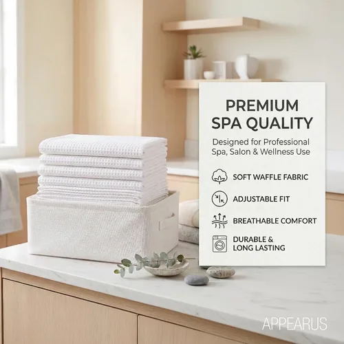 Vista 7 de APPEARUS Envoltura de baño para mujer con cierre de presión ajustable, talla única (se adapta a S-L) bata ligera de secado rápido