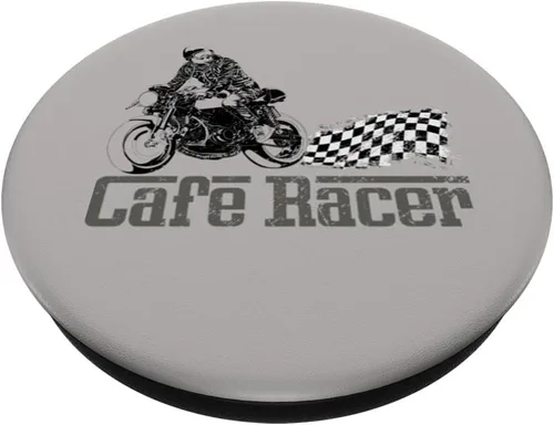 Vista 2 de Cafe Racer Biker Men Women Adult Teens Boys Girls Kids Youth PopSockets Swappable PopGrip