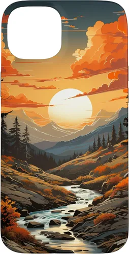 Vista 9 de Great Smoky Mountains - Mountain Scene Mountain Theme Nature Case for iPhone 17