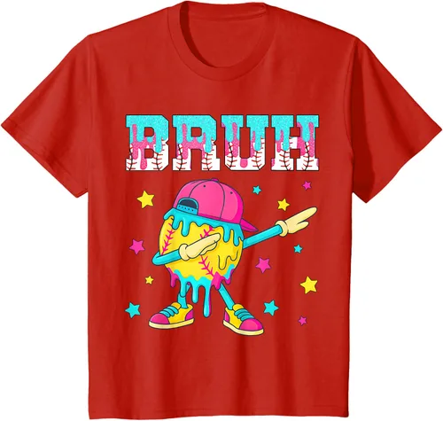 Vista 58 de Baseball Life Style 101 Apparel Youth Drip Baseball Boys Kid Camiseta