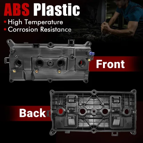 Vista 5 de MITZONE Kit de cubierta de válvula de motor compatible con Nissan Tiida 2007-2018 Nissan Versa 1.8L L4 Repace 13264EM30C 2007-2013