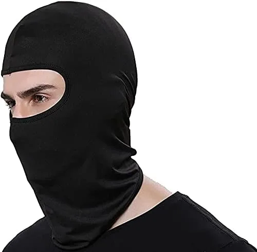 Vista 2 de GANWAY Pack of 7 Balaclava Ski Mask for Men Thin Outdoor Airsoft Motorcycle Face Mask Hood Hat