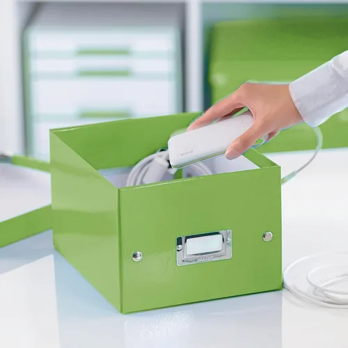 Vista 2 de Leitz 60430054 Caja de almacenamiento A5, rango de clic y tienda, pequeña, verde