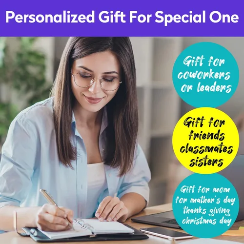 Vista 8 de Cuaderno de cuero personalizado, cuadernos recargables para mujeres y hombres, diario con forro personalizado para escribir, diario para mujeres