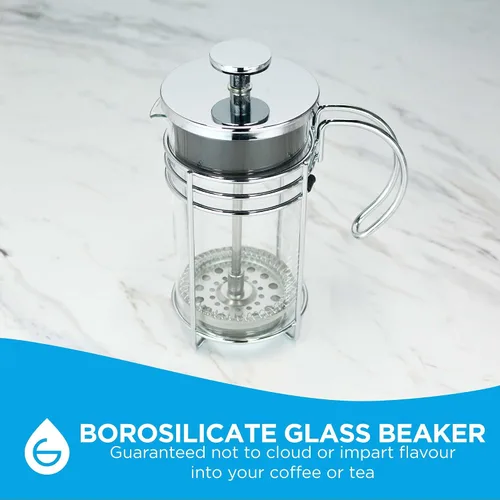 Vista 3 de GROSCHE Cafetera eléctrica con prensado francés, Vidrio transparente