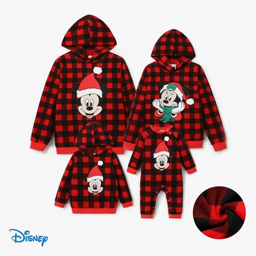 Vista 7 de Disney Family Matching Outfits Hoodie Mommy and Me Funny Holiday Minnie Mickey Christmas Snow Hoodie