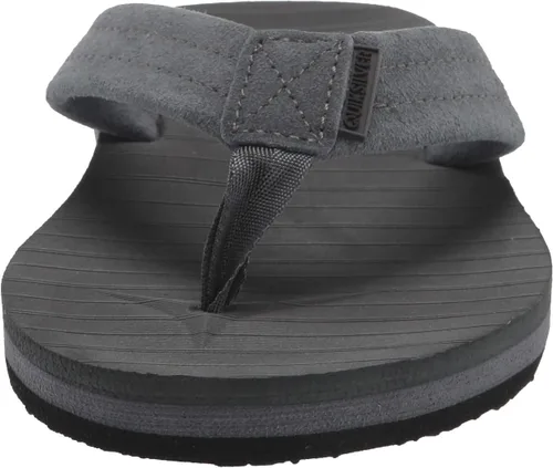 Vista 2 de Quiksilver Men's Carver Suede 3 Point Flip Flop Athletic Sandal