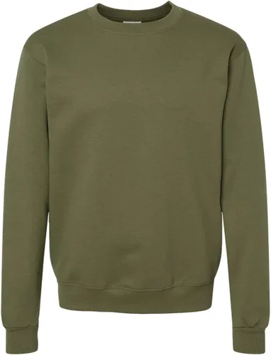 Vista 30 de Champion - Sudadera con cuello redondo para hombre, tejido invertido, sudadera de forro polar pesado para hombre Negro