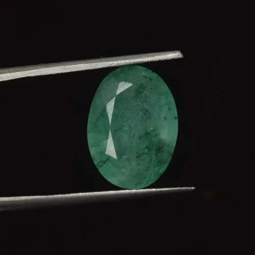 Vista 4 de GEMHUB Piedra preciosa suelta verde natural del corte oval de 3,00 quilates para la fabricación de joyas para las mujeres y los hombres, Gema
