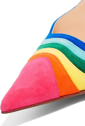 Vista 4 de YDN Sandalias de tacón en espiral metálico de moda para mujer, sandalias con punta elástica y puntiaguda, zapatos de fiesta diaria 4-15 de EE. UU