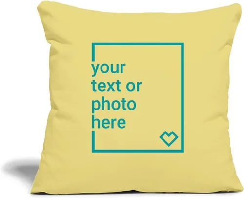 Vista 9 de Spreadshirt Funda de almohada personalizada para añadir tu propio texto o imagen Almohadas personalizadas, tamaño único, color negro