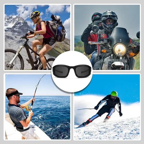 Vista 6 de Motorcycle Riding Glasses Motorcycle Goggles Padding Goggles Motorcycle Sunglasses UV Protection Dustproof Windproof