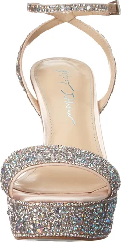 Vista 2 de Betsey Johnson Sandalia de tacón Sb-Beth para mujer Azul