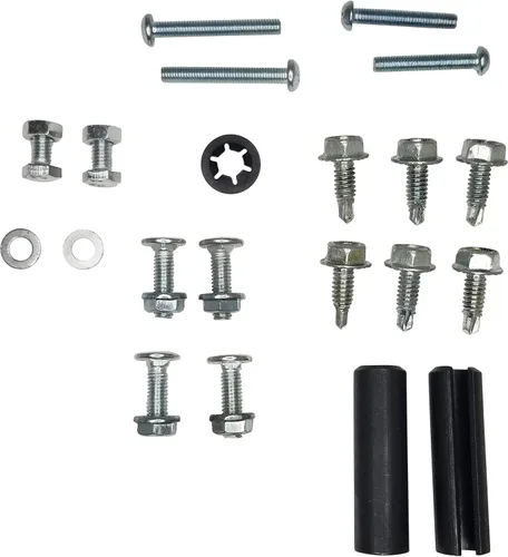 Vista 7 de Kit universal de cerradura de puerta de garaje con pestillo de resorte y manija con llave