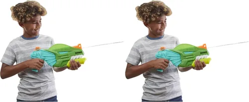 Vista 6 de NERF Super Soaker DinoSquad - Pistola de agua para juegos de verano al aire libre, para niños, adolescentes y adultos
