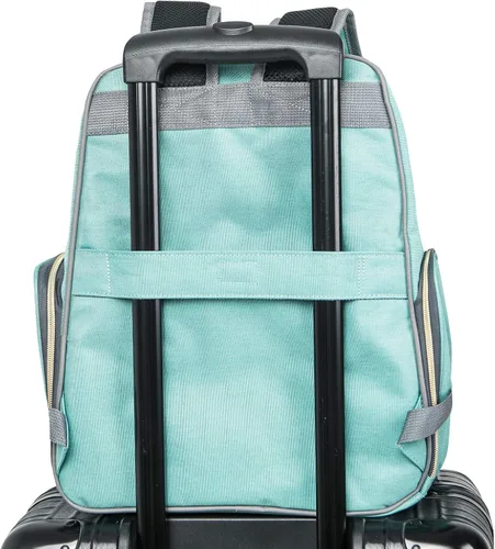 Vista 9 de Mochila para extractor de leche - Mochila multifunción para mamás de trabajo al aire libre con bolsillo aislante