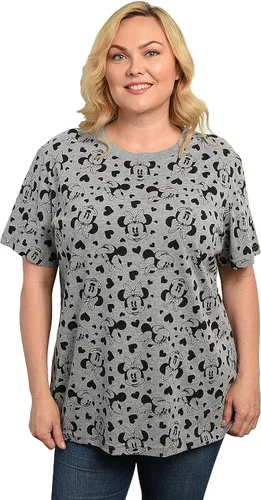 Vista 9 de Disney Camiseta de talla grande para mujer con estampado de Minnie Mouse