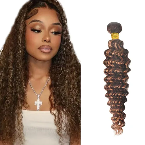 Vista 225 de 300g 1B27 Human Hair Bundles Honey Blonde Bundles Human Hair 10A Brazilian Virgin Remy Hair Extensions 8 10 12 Inch