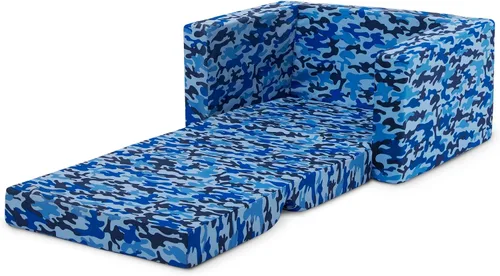 Vista 13 de Delta Children Cozee - Sofá convertible 2 en 1 de sofá a cama, cómodo sofá abierto y cama para niños